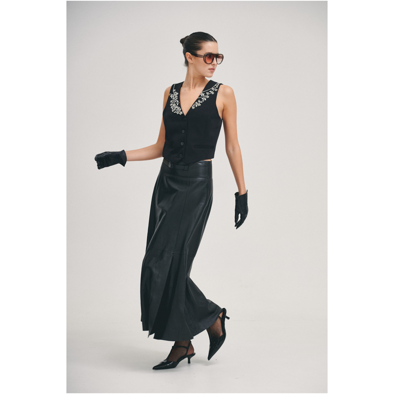 Chaleco Elizabeth negro - Imagen 3