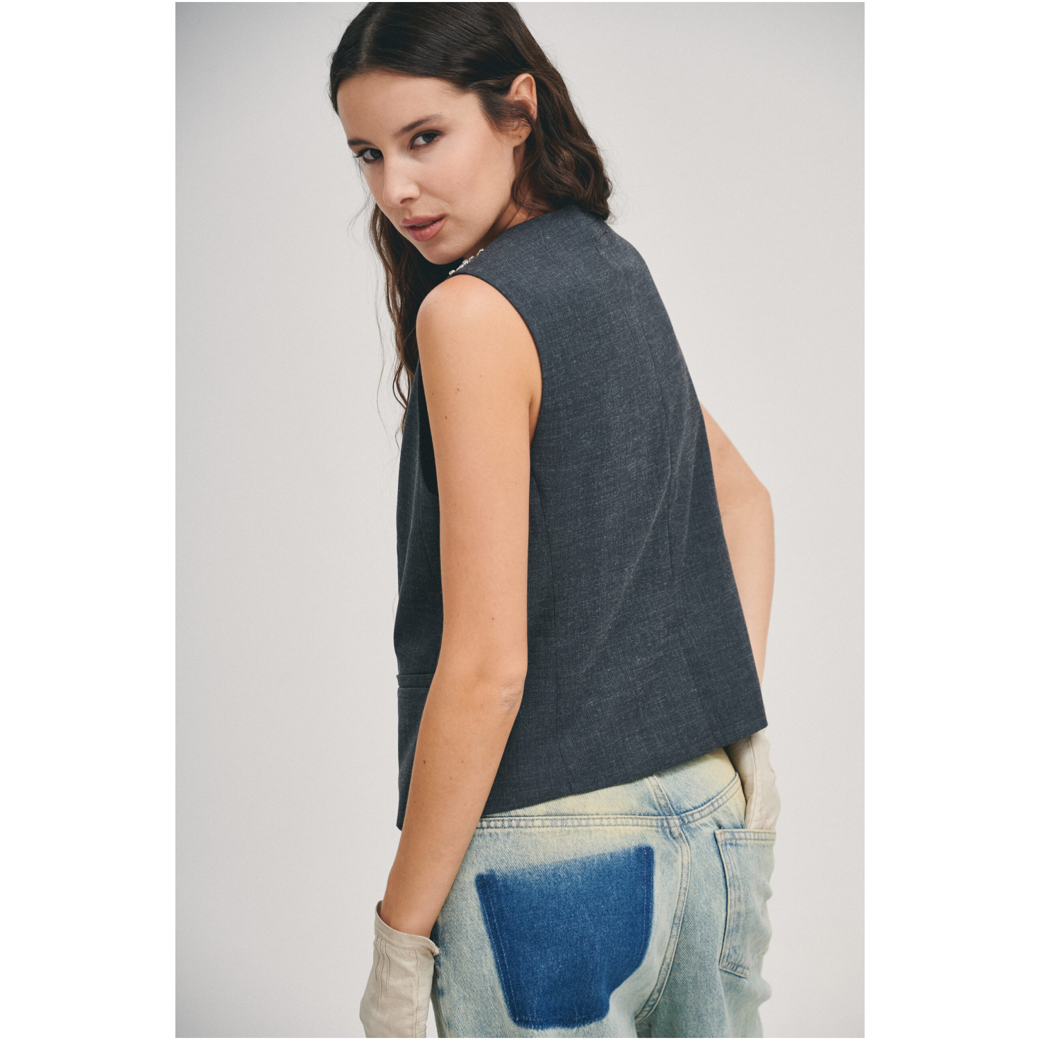 Chaleco Maureen gris - Imagen 4