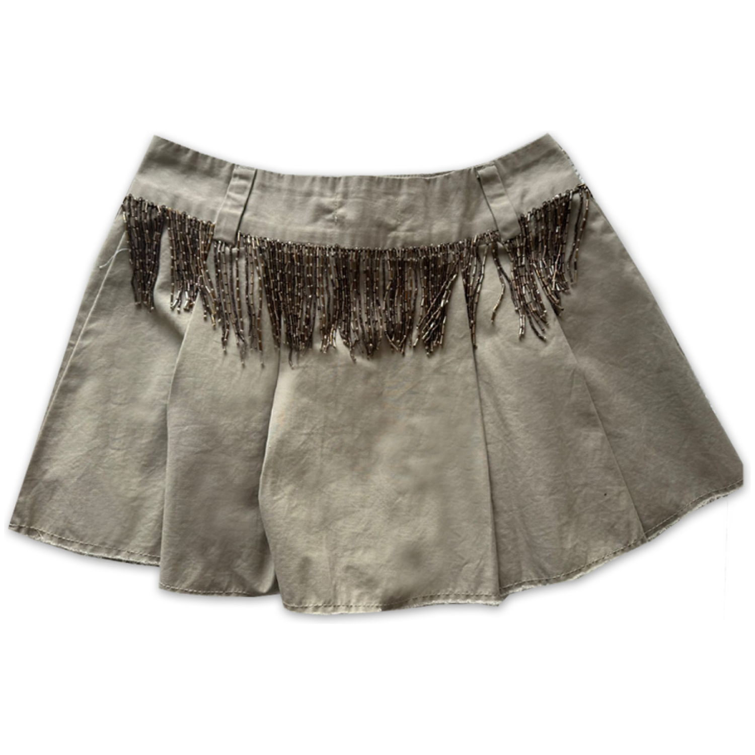 Falda Alfonsa color beige - Imagen 2
