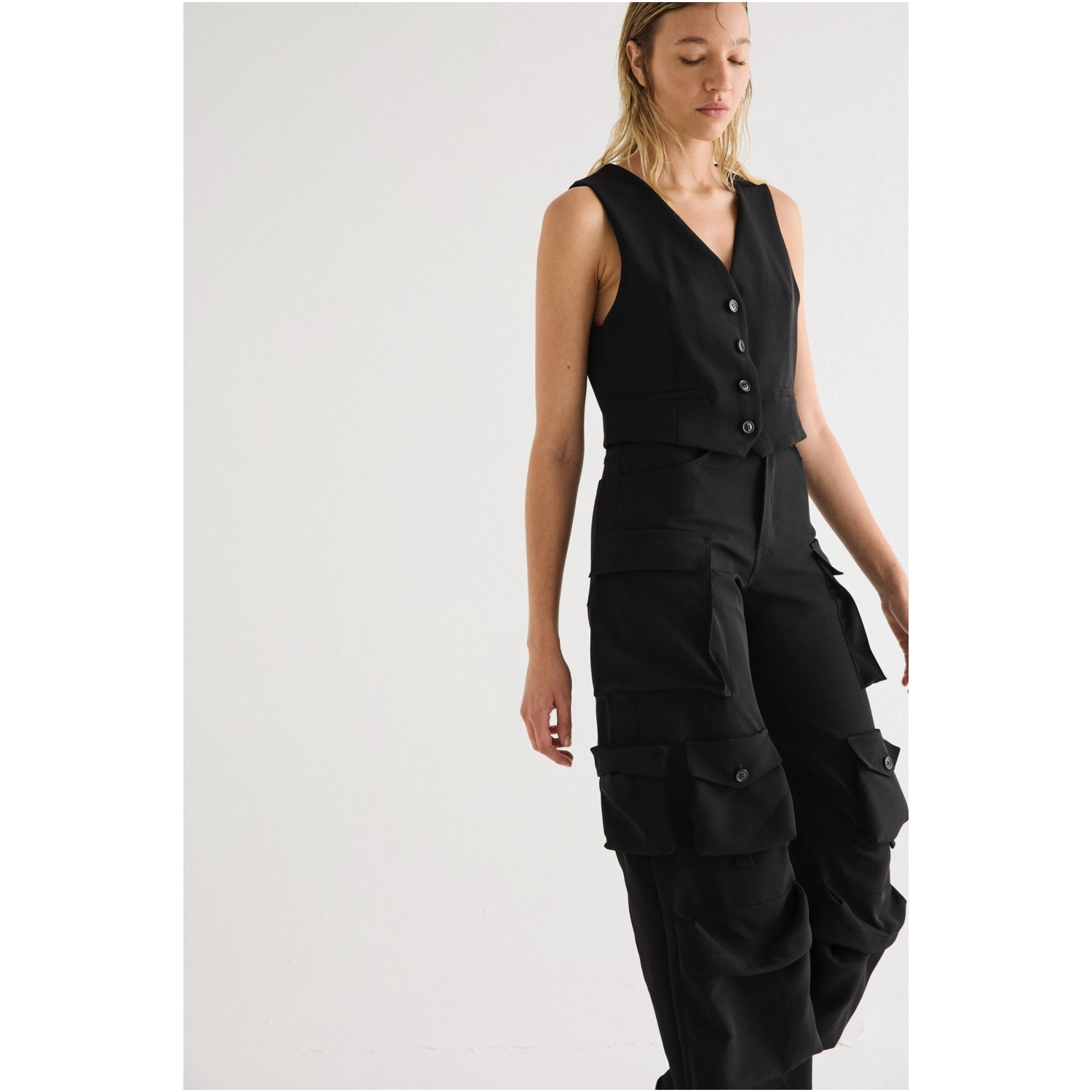 Chaleco Alice Negro